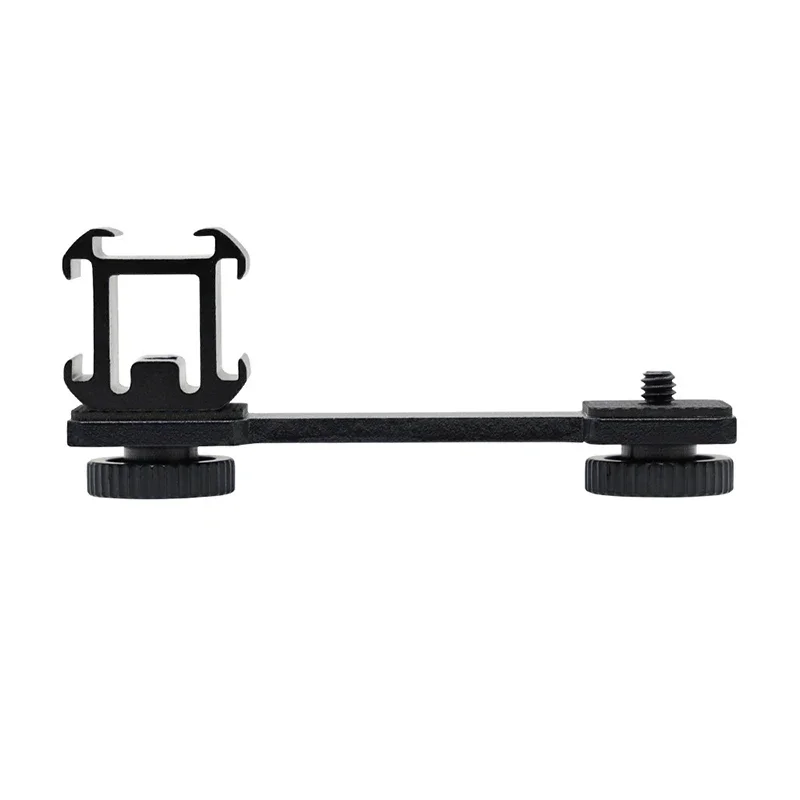 Light Stand Metal Extension Bar 3 Cold Shoe Mounts for Flash LED light Zhiyun Smooth 4/DJI OSMO/Vimble 2 Gimbal LED Light BY-MM1 Microphone light stand photographic light stand tripod mount adapter