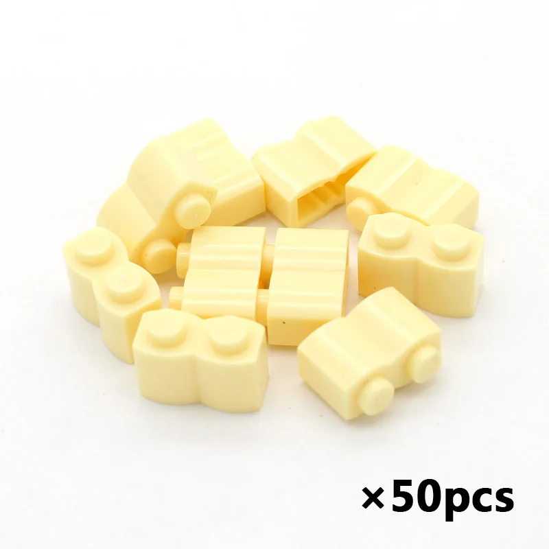 MOC 벽돌 30136 수정 된 1x2 로그 클래식 조각 빌딩 블록 완구 액세서리 빌딩 블록과 호환 가능