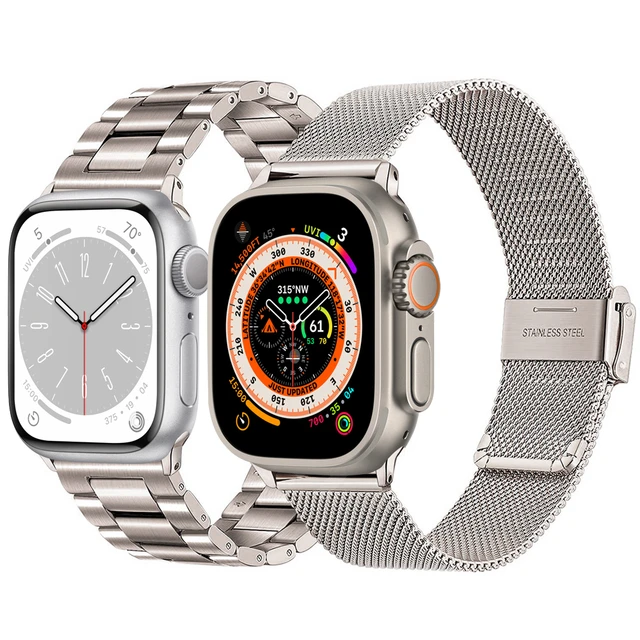 BandWerk – Apple Watch Stainless Steel Ultra Strap – Model G1-S | Silver