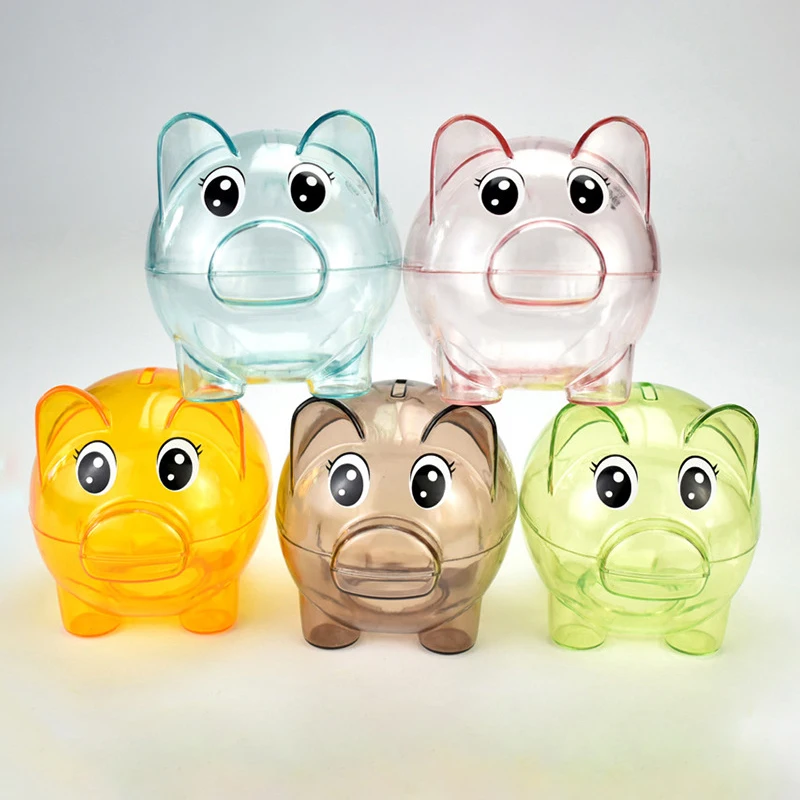 Transparente Spardose Für Kinder - Niedliche Plastik Sparbüchse_voghion.com