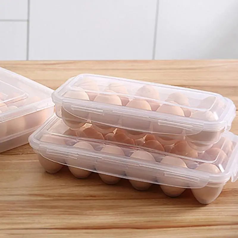 

Контейнер-органайзер для яиц, контейнер для хранения яиц, контейнер для хранения 10/18 яиц, свежий, сохраняющий прозрачность, пластмассовый контейнер для холодильника