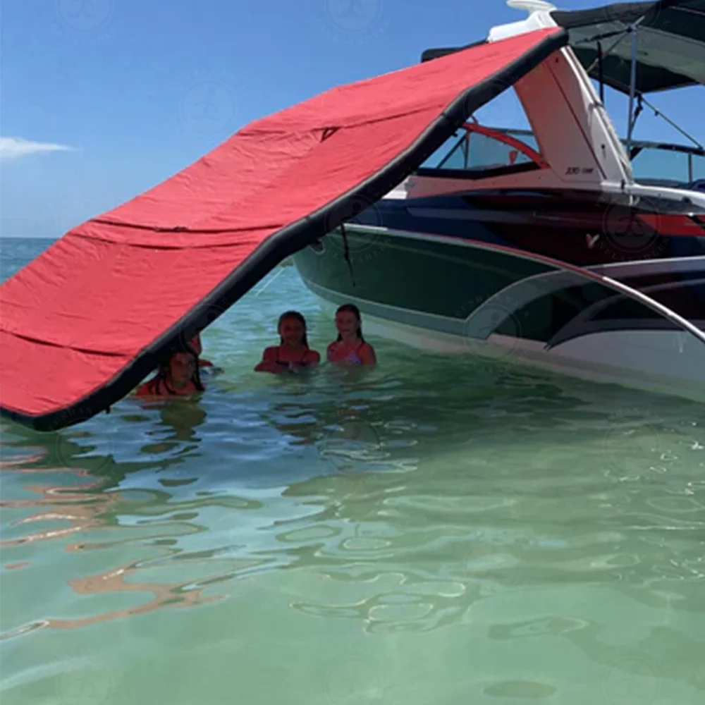 High Quality Waterproof Sail Awning Yacht Boat Inflatable Canopy Cover Inflatable Sun Shade Tent