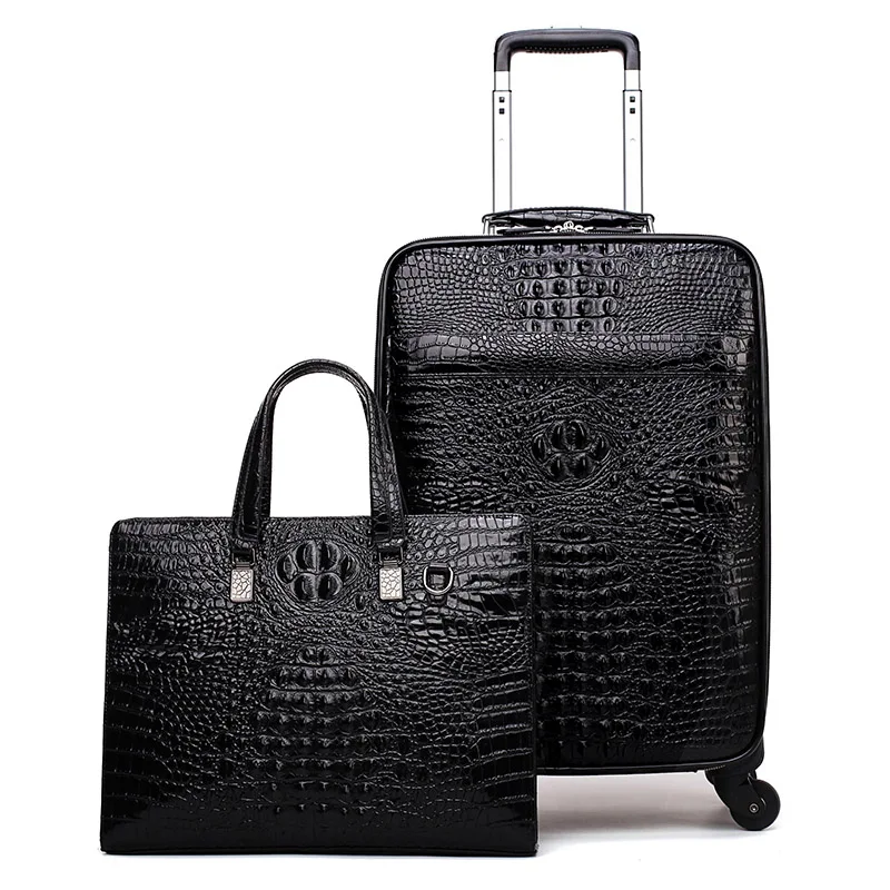 Crocodile luggage set Clearance