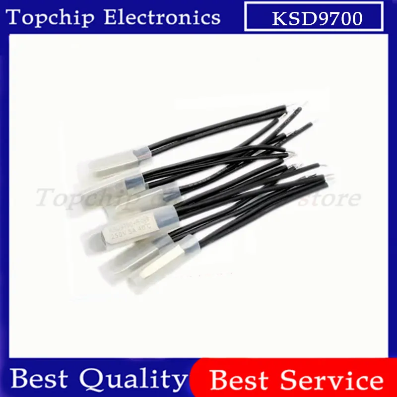 5pcs KSD9700 250V 5A Temperature Switch Thermal control 15-150 40 45 50 55 60 65 70 75 80 85 90 95 100 105 110 120 125  Degree