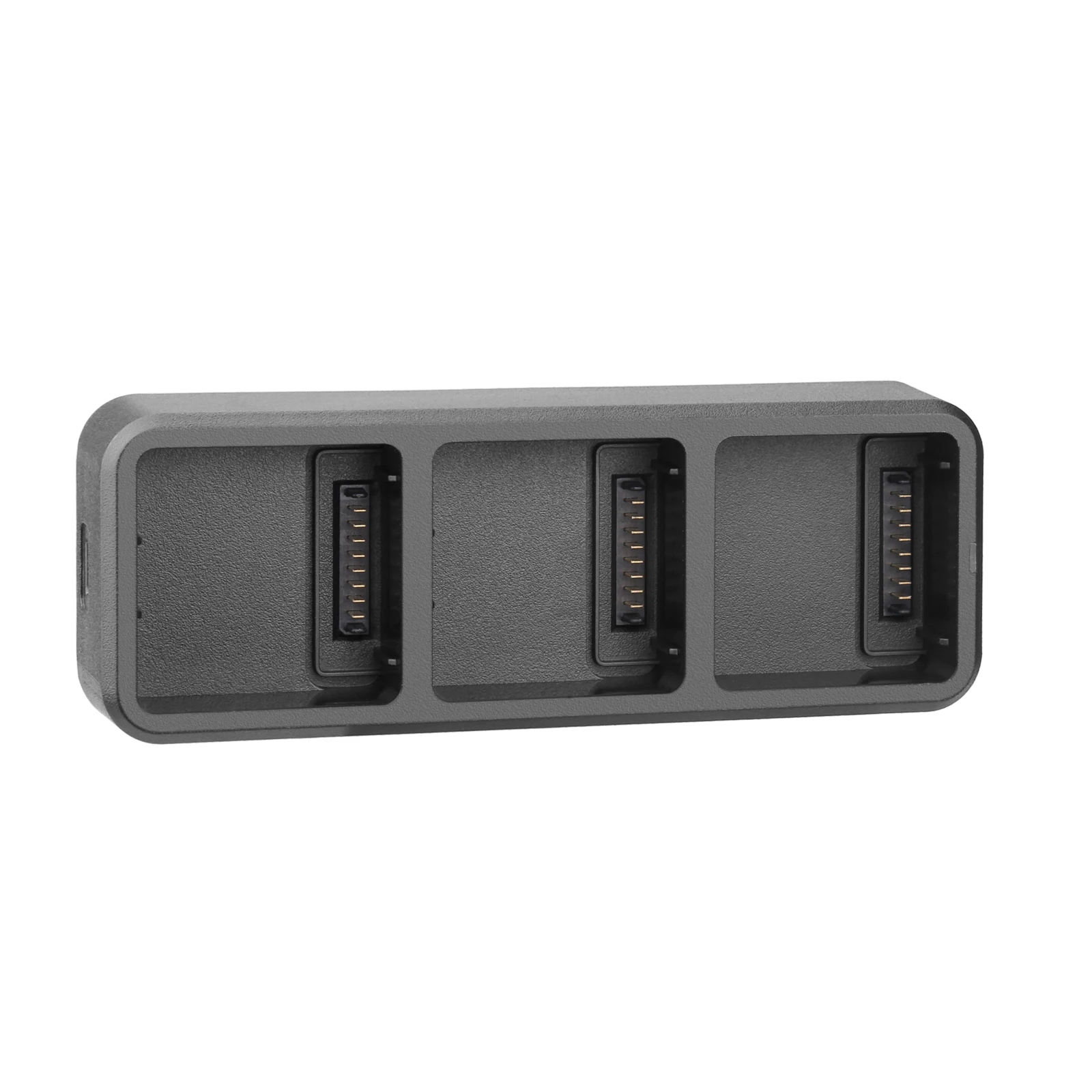 Chargeur voiture 65W pour batterie drone, vue arrière avec dissipateur thermique