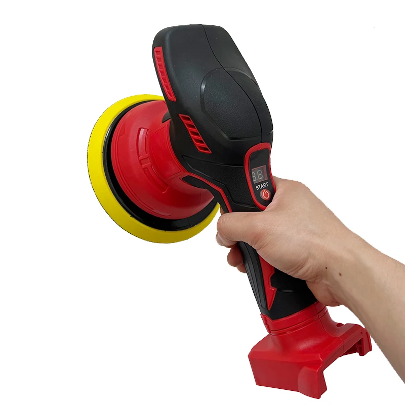 For Milwaukee Cordless Polisher 8 Gears Digital Display Electric Polisher Auto C