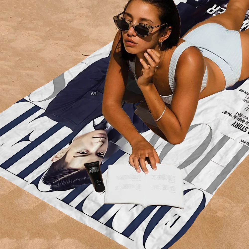 Choi Seung Hyun Beach Towels Shower Towel Sauna Travel Spa Microfiber Quick Dry Gym Accessories Cute Room Decor 2