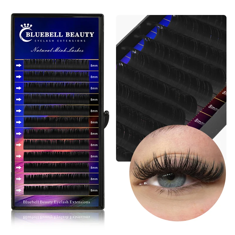 Bluebell Beauty false eyelashes,eyelash extension natural mink lashes , individual eyelashes eye lashes makeup eyelash