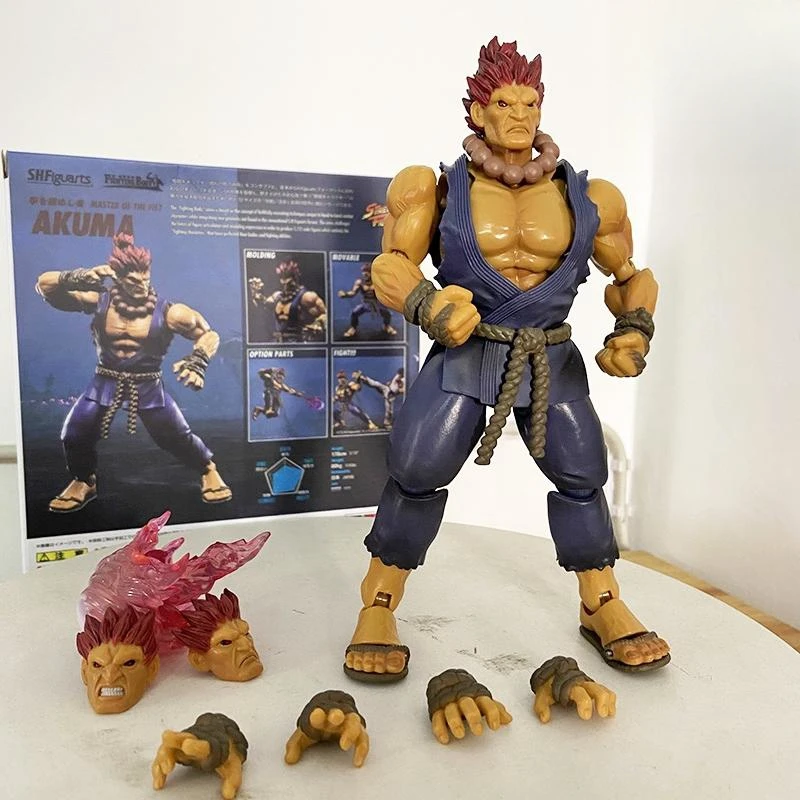 

Akuma Gouki Action Figure Game Street Shfiguarts Fighter Classic Figurine Collectable Toys 16cm Christmas Birthday Gifts Toys