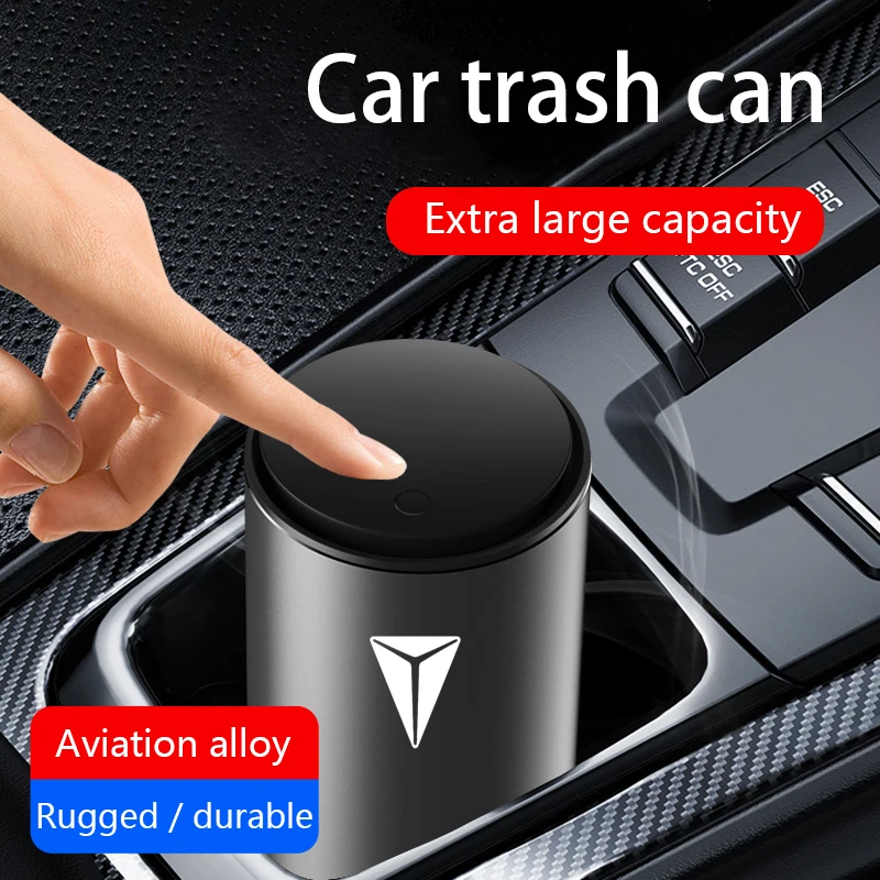 Car Trash Can Waste Rubbish Bin Multifunctional Garbage Basket Storage Box Accessories for DEEPAL S07 G318 S05 L07 S09 SL03