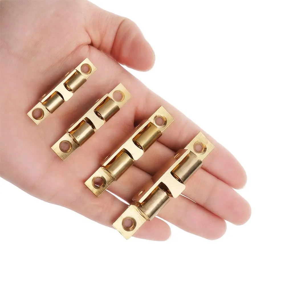 42/50/60/70mm Brass Inner Door Buckle Wardrobe Cabinet Door Bead Lock Switch Closer Catch Touch Push Damper er With Screws