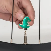 Capuchons de valve de vélo universels à motif de dessin animé, accessoires pour VTT et vélos de route, capuchons de valve de pneu à valve française 4