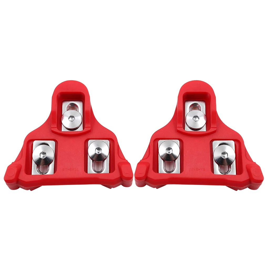 Road Bicycle Pedal Cleats Set Mountain Bike Lock Pedal Kit Easy to Set up Hex Wrench Cycling Accessories ABS Metal Cn origin
