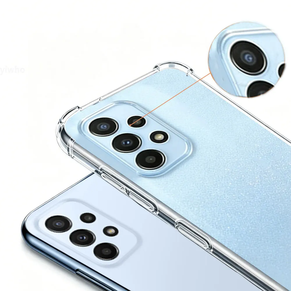 Crystal Clear Transparent Slim Soft Case with Corner Protection and Precise Cutouts