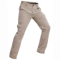 Men’s Lightweight Hiking Pants Quick Dry Water Resistant Tactical Work Outdoor Fishing Cargo Trousers 1