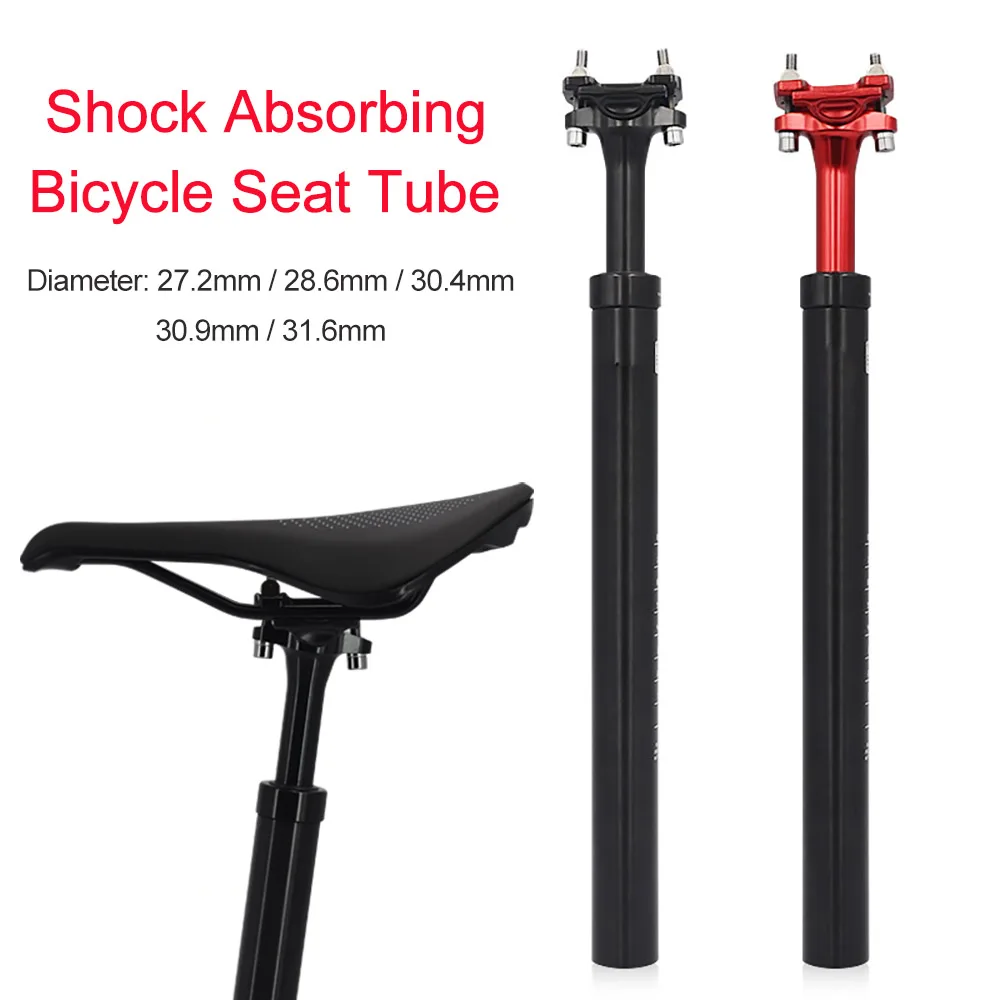 MTB Shock Absorber Bicycle Seat Tube 400mm Bicycle Suspension Seatpost