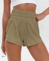 Ice Silk Sports Shorts Yoga Women's Shorts High Waist Double layer Fast drying Breathable Sports Shorts Outdoor Leisure Running - Image 5