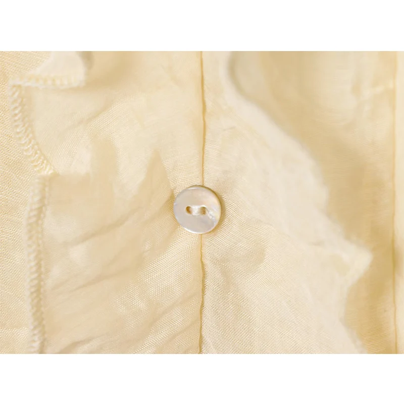 New Ruffles Tops Fashion Semi-Transparent Short Top Woman 2025 Sleeveless Ruched Tops For Women Elegant Party Top