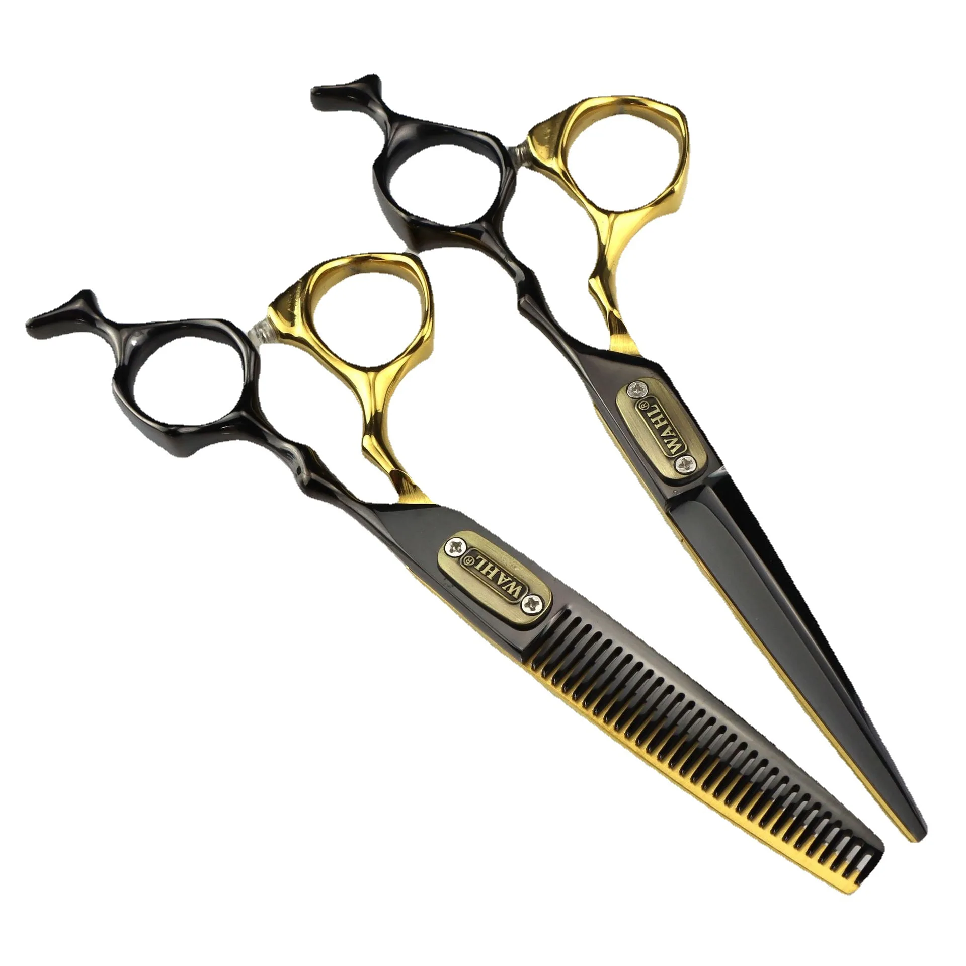 ヘアカット、6インチのプロフェッショナル左利き用シザーダマスカス