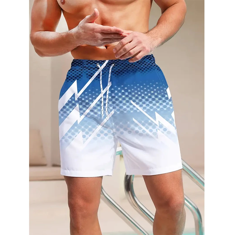 Men’s 3D Print Beach Shorts 1