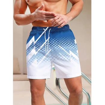 Men’s 3D Print Beach Shorts 1