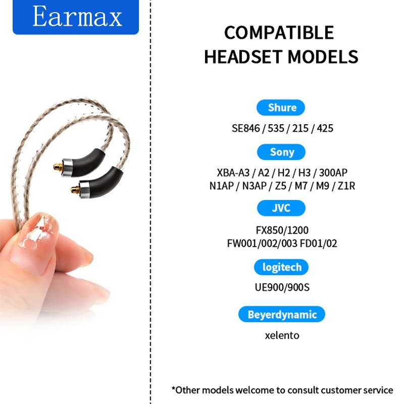 SE215 SE315 SE425 SE535 SE846 ̾ MMCX ü  2.5mm 4.4mm 뷱 ̺  ǹ  ̾