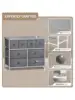 Sorbus Dresser with 8 Drawers - Chest Clothing Organizer Unit with Steel Frame Wood Top Knob Handle Easy Pull Fabric Bin 4