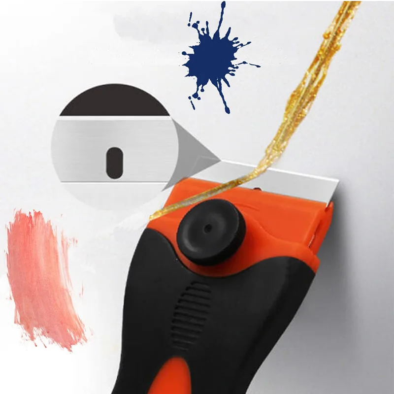 Razor Blade Scraper Car Glass Blades Window Glass Glue Sticker Remover Clean Ceramic Hob Auto Squeegee Tool