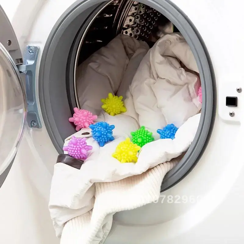 Starfish Shape Magic Laundry Ball Set, Reusable Household Washing Machine, Clothes Softener to Remove Dirt, Solid PVC, 5 Pcs