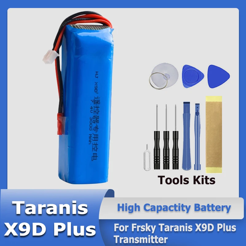 

Высококачественный сменный аккумулятор XDOU для передатчика Frsky Taranis X9D Plus + инструменты в комплекте