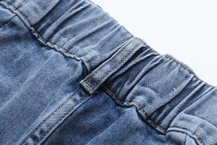 Women's Clothing Jeans 2022 Spring Fashion High Waist Stretch Denim Harem Pants Casual Brief Belt Bottoms D6-8071 brown jeans
