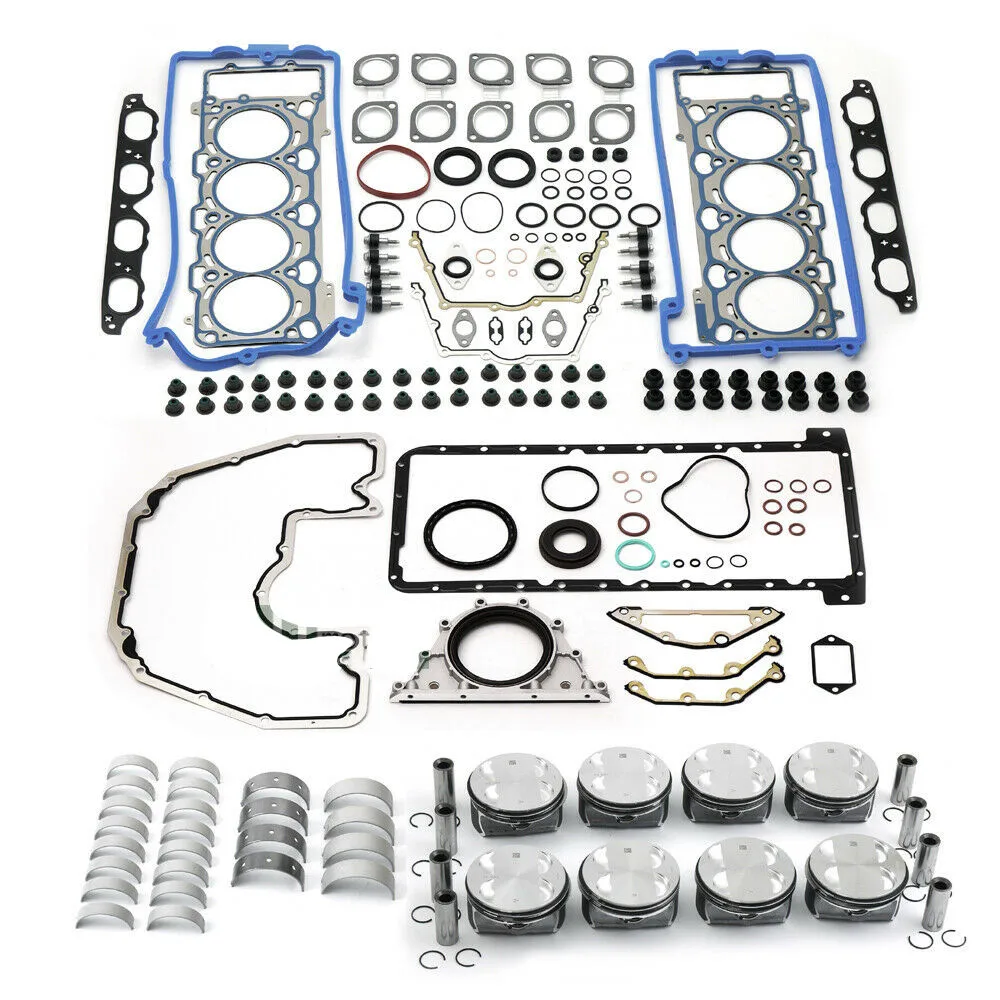 

Engine Pistons and Gaskets Overhaul Set N62B48 For BMW E60 E61 E63 E64 E53 E66 E70 X5 550i Rebuilding Engine Repair Accessories