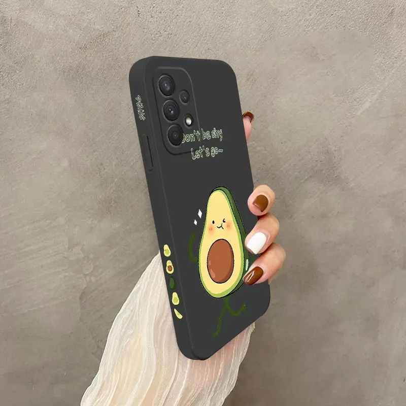 Avocado Family Silicone Phone Case - Stylish and Protective Cover