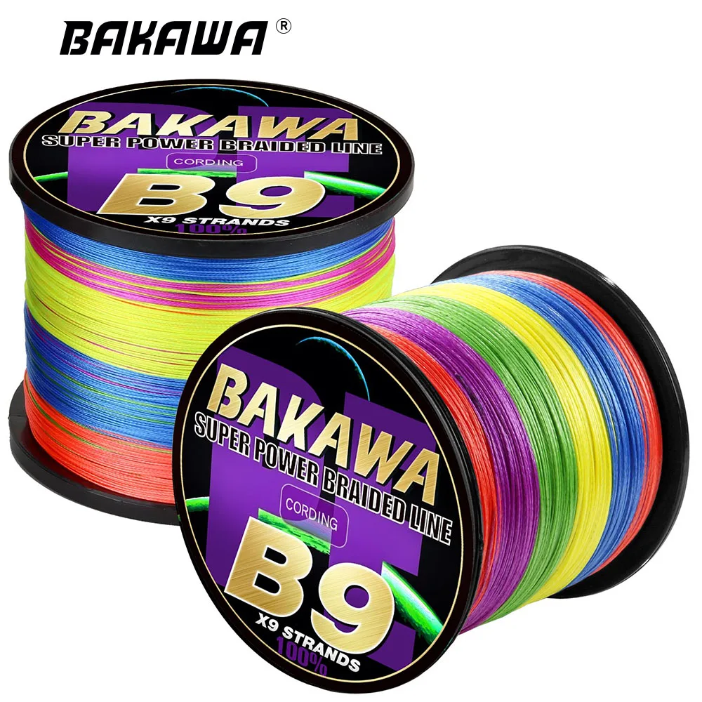 BAKAWA 9x-Strand Braided Fishing Line 300M 500M 1000M Japanese Multifilament Pe Wire For Saltwater Durable Woven Thread Tackle 3