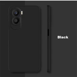 Premium Liquid Silicone Case for Huawei Honor 90 Lite - Soft and Durable Cover (Black)