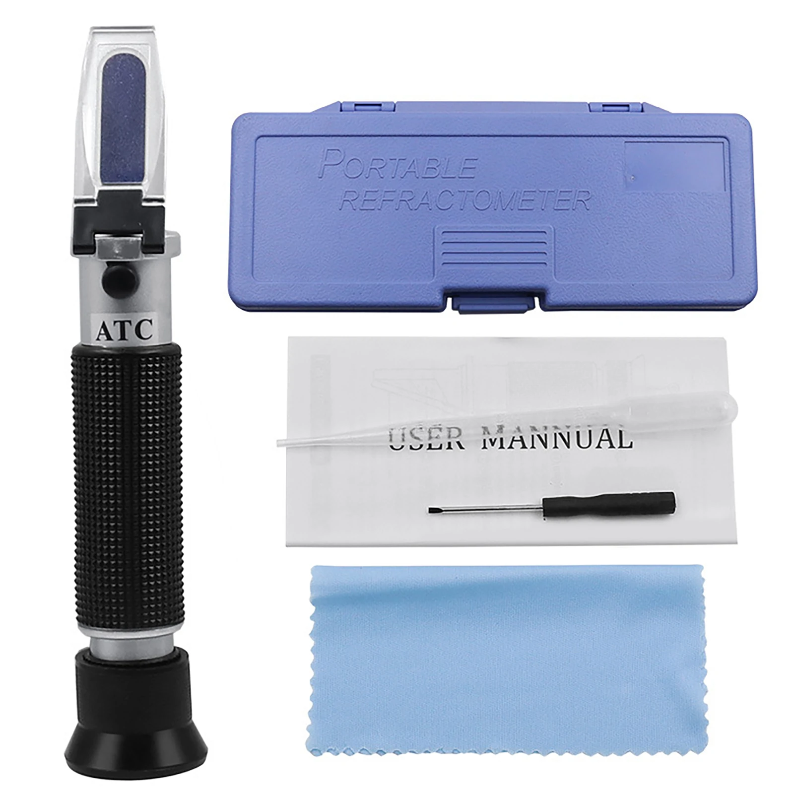 Digital Refractometer Saltwater Salinity Tester 0-100ppt Handheld with Automatic Temperature Compensation Digital Refractometer Saltwater Salinity Tester 0-100ppt Handheld with Automatic Temperature Compensation