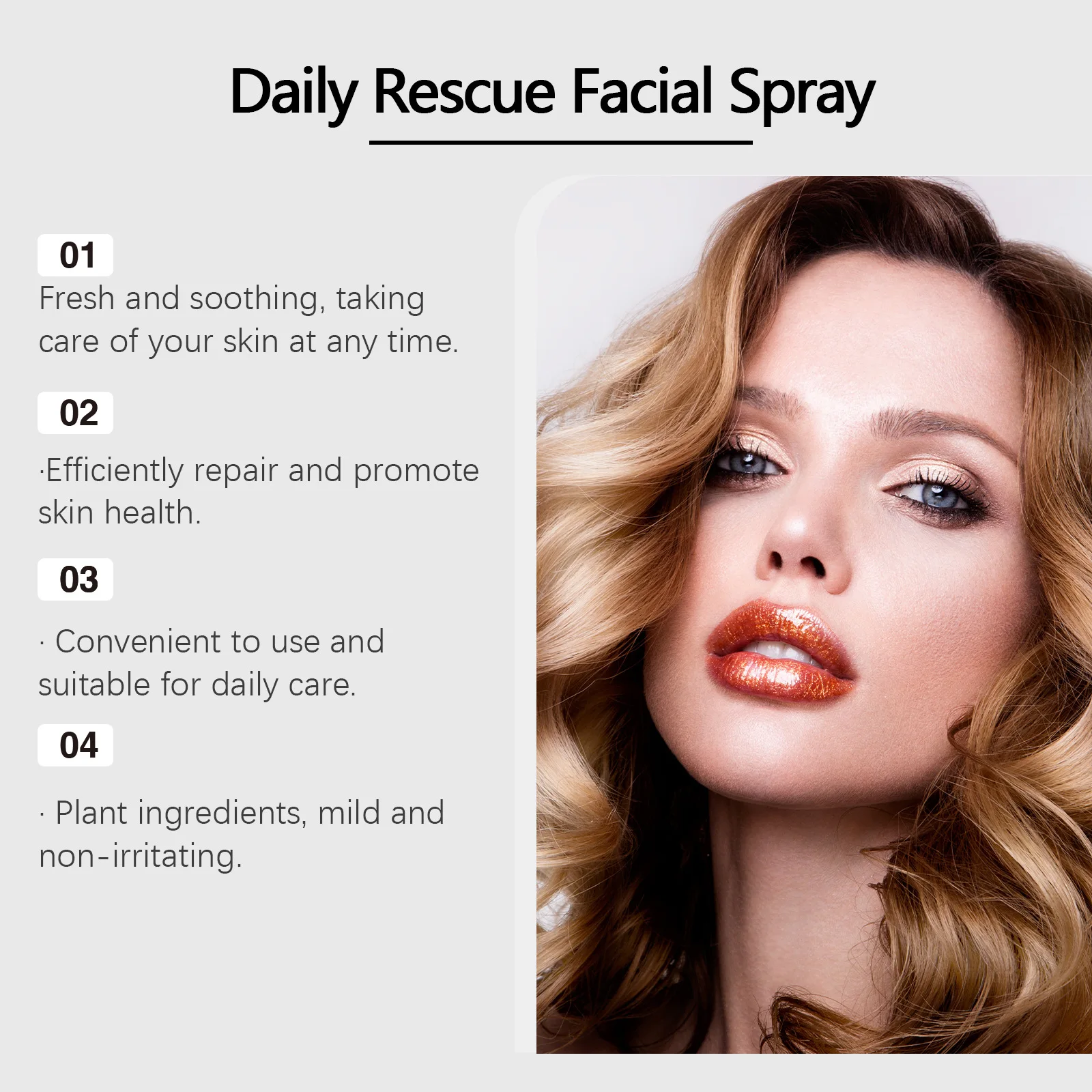 Quicksand Setting Spray Light and Multi-effect Moisturizing and Breathable Matte Surface Refreshing and Portable Makeup Spray 5