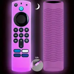 Luminous Silicone Remote Control Cover (PURPLE)