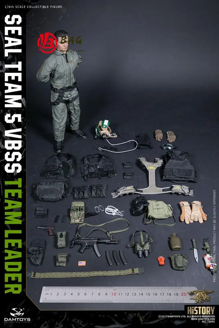 1/6 Action Figures model DAMTOYS DAM78045 VBSS small seal 5 team