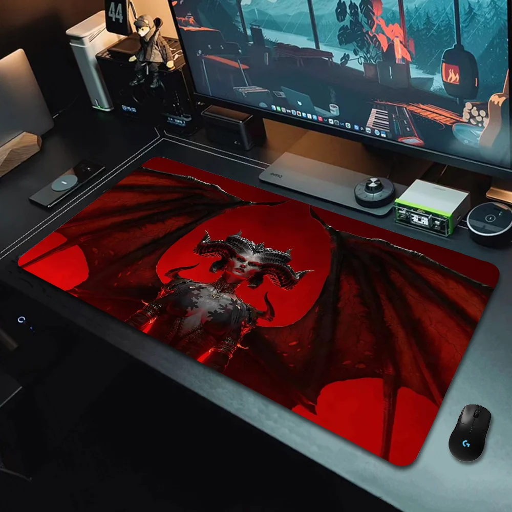

Diablo 4 HD Gamer Custom Mouse Pad Computer Gaming Accessories Keyboard Mousepad Office Laptop Non Slip Rubber Desk Mat Carpet