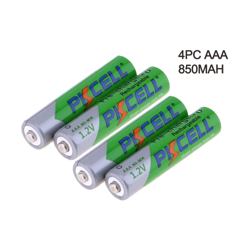 2/4/8/12/28/50Pcs PKCELL AAA Battery 3A 1.2V Ni-MH AAA Rechargeable Battery Batteries low self discharging aaa Batteries 850mAh