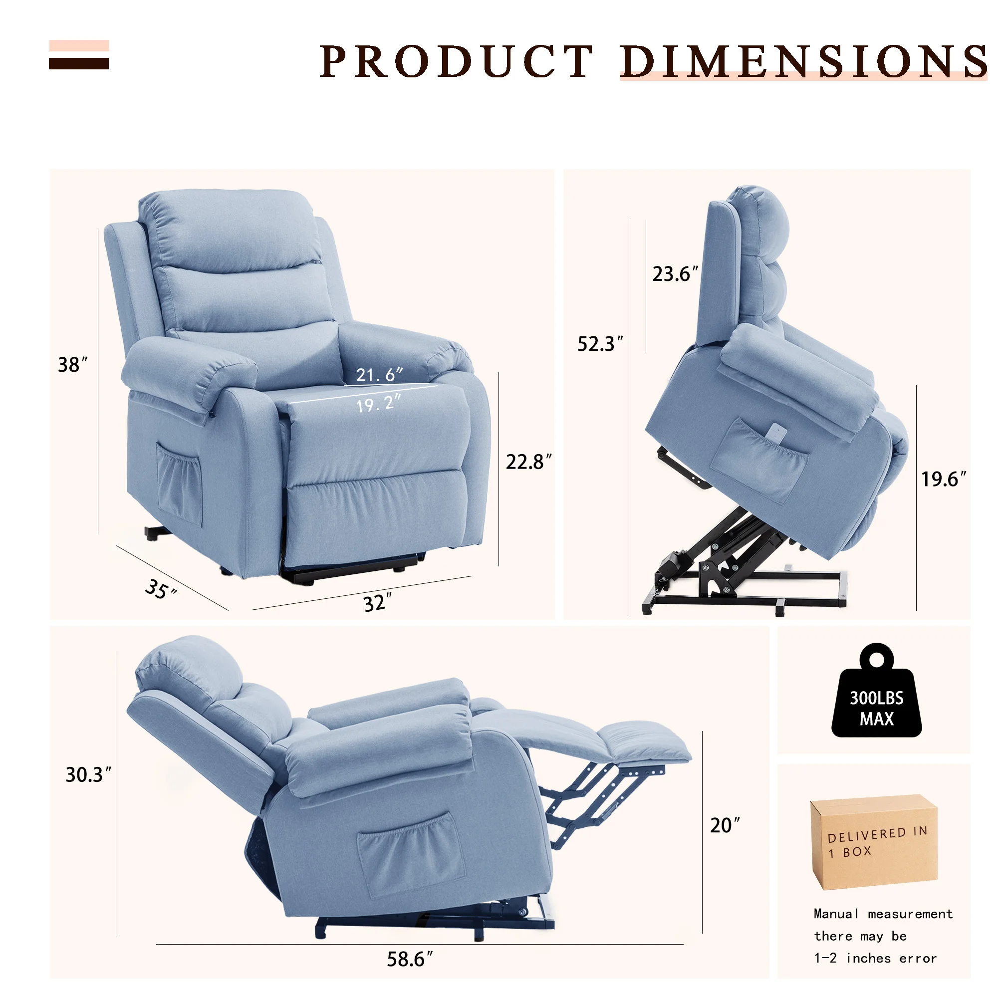 Small Power Lift Recliner Chair 2