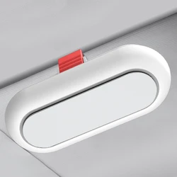 Universal Car Sun Visor Sunglasses Holder (White)