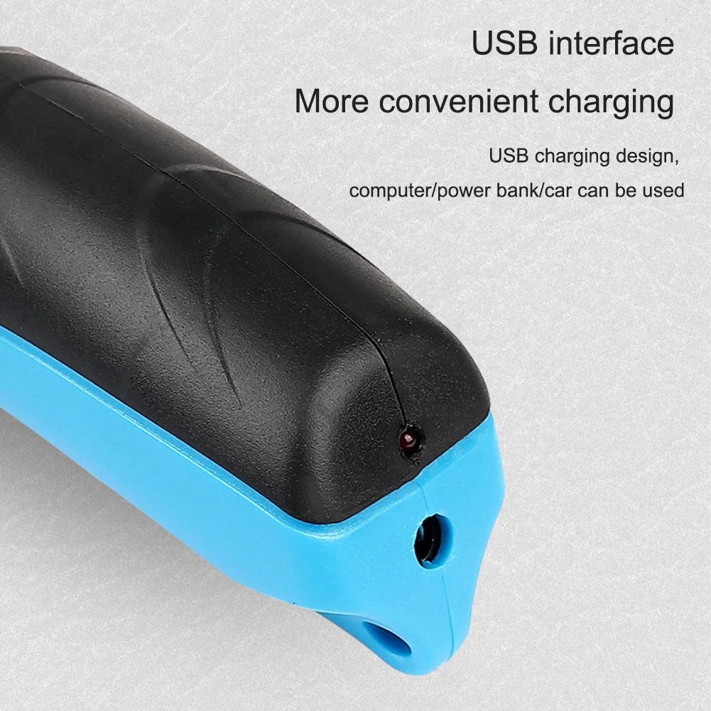 3.6V Electric Scissors Fabric Cutting Machine Leather Tailor Scissors +Tungsten Steel Blades USB Charging Portable Power Tool 5