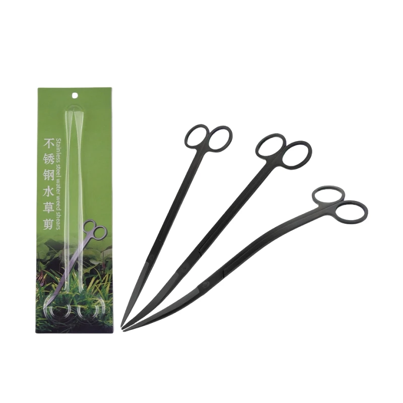 

Aquatic Plant Trimming Tools Tweezers Scissor Spatula Stainless Steel Cleaning Accessories for Aquarium Maintenance