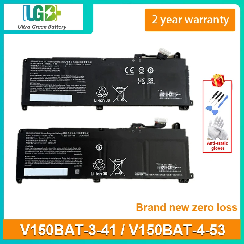 

UGB New V150BAT-4-53 V150BAT-3-41 Laptop Battery For Hasee Z7-DA5NS Z7-DA7NS Z7-DA7NT Z8-DA7NT Z8-DA7NP Z8-DA7NT G8-DA7NT