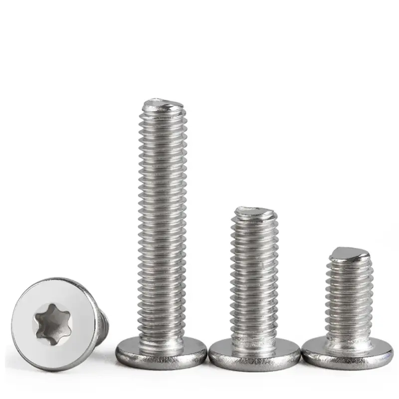 10pcs M1.6 M2 M2.5 M3 M4 M5 M6 M8 304 Stainless Steel CM Six-lobe Ultra Torx Super Low Thin Digital Flat Screw Wafer Head Bolt - Image 3