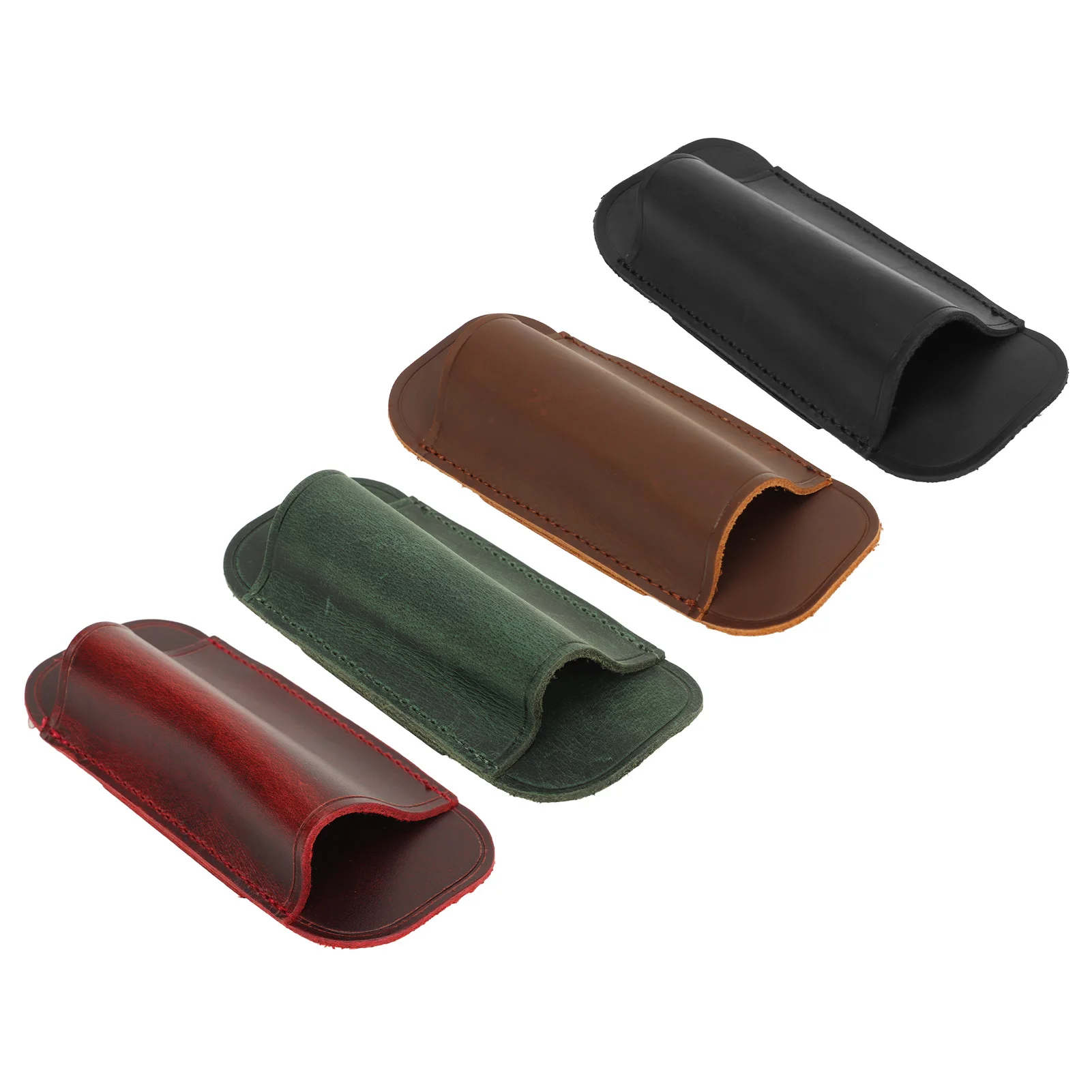 Exquisite Craftsmanship Knife Sheath Horse Leather Exquisite Craftsmanship Horizontal Stylish Knife Belt Holder for Gift