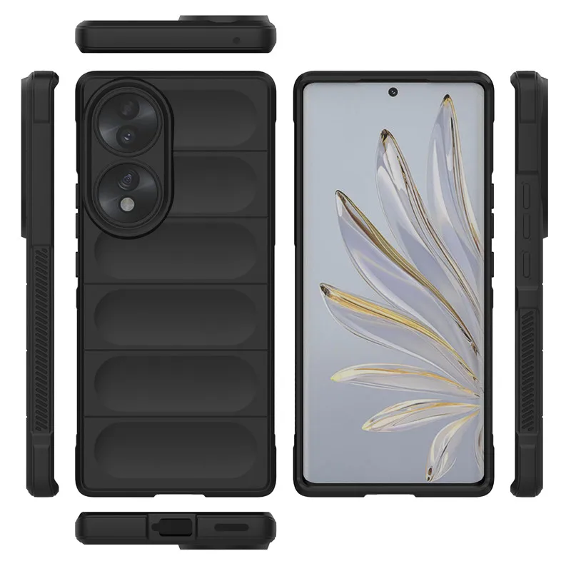 Shockproof Soft Silicone Rubber Bumper Phone Cover, 6.67 Inch
