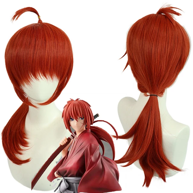 Rurouni Kenshin: Meiji Kenkaku Romantan Kenshin Himura Cosplay Wig –  FairyPocket Wigs